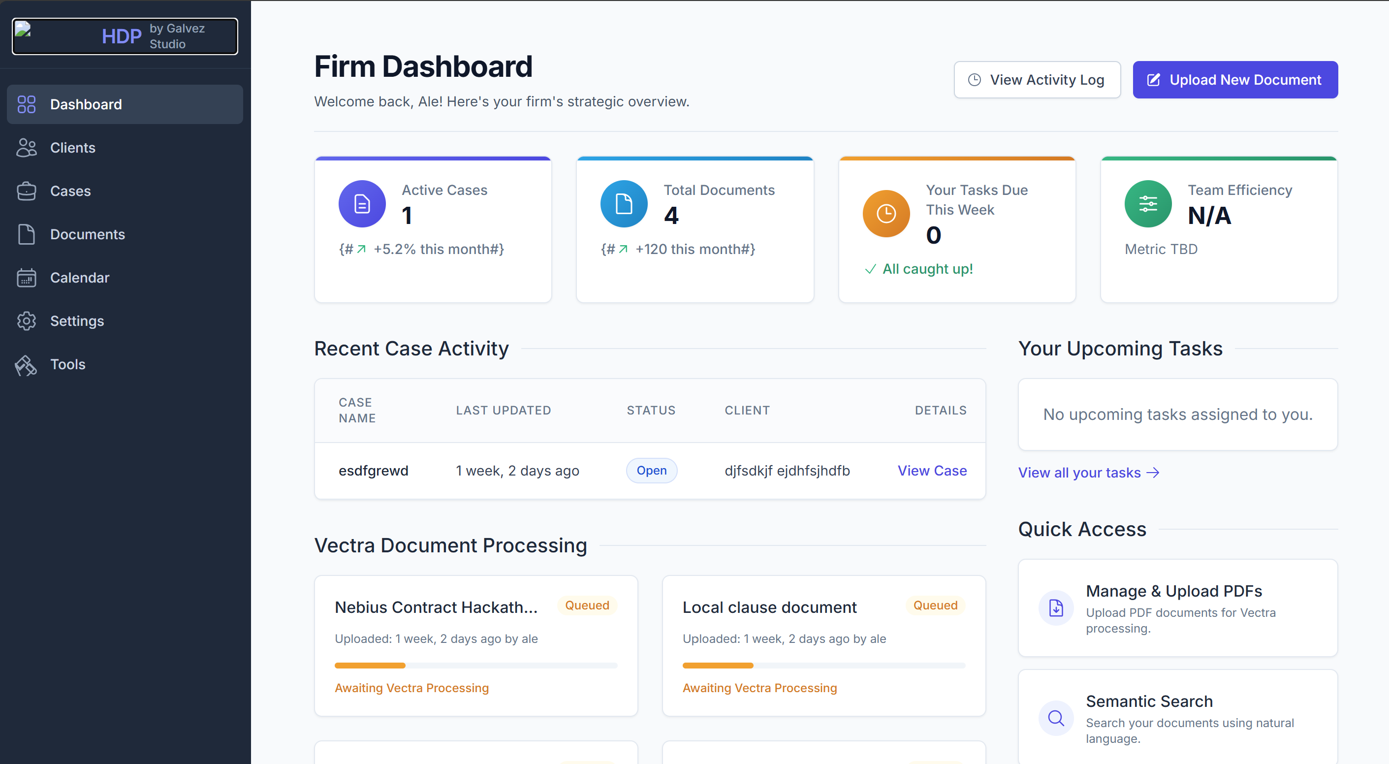 HDP Application Interface Showcase